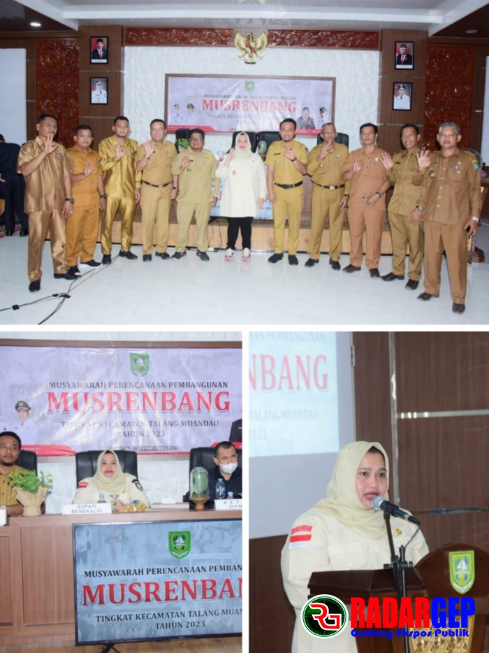 Buka Musrenbang di Kecamatan Talang Muadau, Kasmarni Sampaikan Ada Sejumlah Peningkatan Infrastruktur Jalan